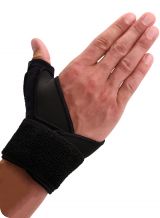 Dunimed Daumenbandage / handgelenkbandage schwarz Vorderseite
