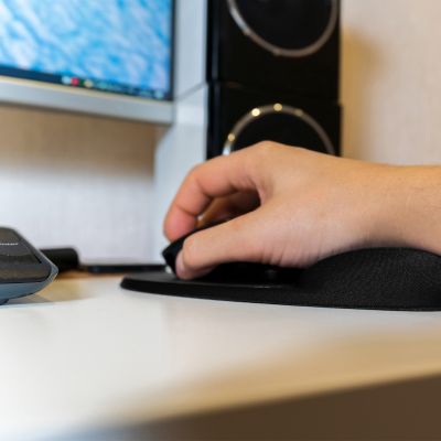 Dunimed ergonomisch polssteun pakke Mauspad Stimmungsfoto