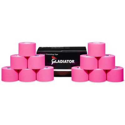 Gladiator Sports Kinesiotape 12 Rollen rosa