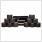 Gladiator Sports Kinesiotape 12 Rollen schwarz