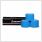 Gladiator Sports Kinesiotape 3 rollen blau
