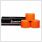 Gladiator Sports Kinesiotape 3 rollen orange