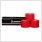 Gladiator Sports Kinesiotape 3 rollen rot