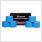 Gladiator Sports Kinesiotape 6 Rollen blau