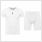 Gladiator Sports kompression paket shirts shorts herren Weiß