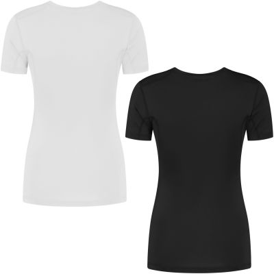 Gladiator Sports Kompressionsshirts schwarz und weiß achterseite