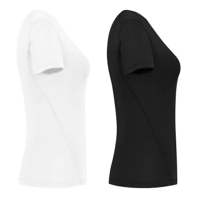 Gladiator Sports Kompressionsshirts schwarz und weiß seite