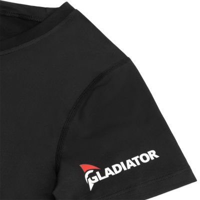 Gladiator Sports Kompressionsshirts schwarz Detailaufnahme
