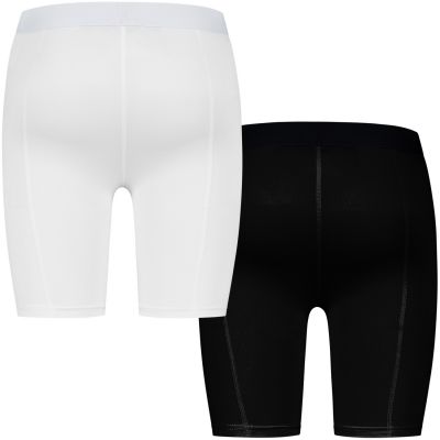 Gladiator Sports Kompressionsshorts Damen schwarz und weiß achterseite