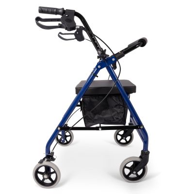 Medidu Premium Leichtgewicht Rollator (Zusammenklappbar) von hinten fotografiert