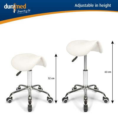 Ergonomischer Sattelhocker Ergolution Weiß