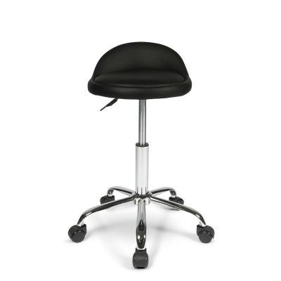Dunimed tabouret arbeitshocker auf rädern mit ruckenlehne einstellbar