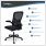 Ergonomischer Bürostuhl mit klappbaren Armlehnen USPs