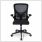Ergodu Ergonomischer Bürostuhl mit klappbaren Armlehnen vorderseite