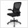 Ergonomischer Bürostuhl mit klappbaren Armlehnen seite