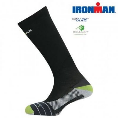 Ironman Kompressionssocken (Schwarz)