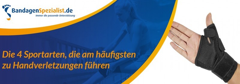die 4 sportarten, die am haufigsten zu handverletzungen fuhren