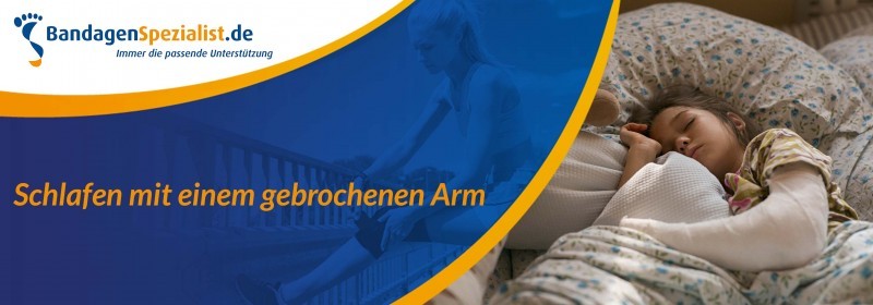 Schlafen mit einem gebrochenen Arm