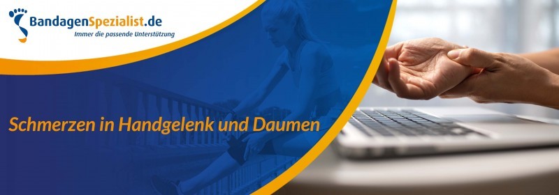 Schmerzen in handgelenk und daumen