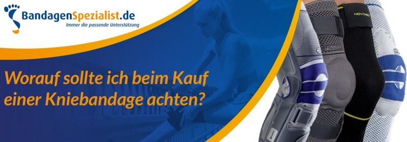 Worauf sollte ich beim kauf einer kniebandage achten