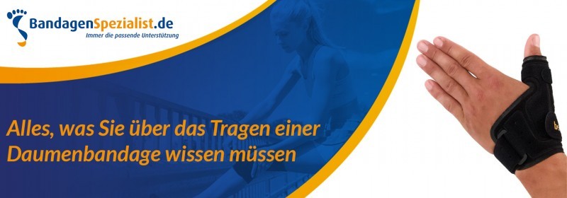 alles was sie uber das tragen einer daumenbandage wissen mussen