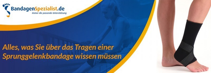 alles was sie uber das tragen einer sprunggelenkbandage wissen mussen