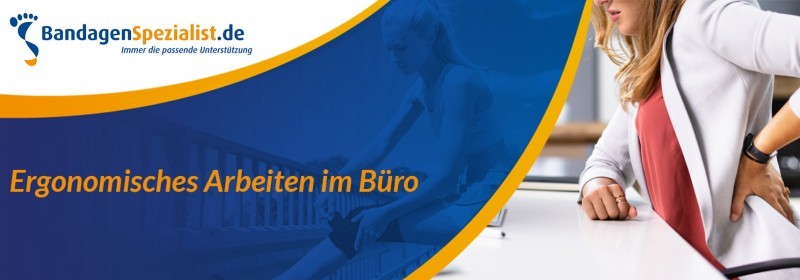ergonomisches arbeiten im büro