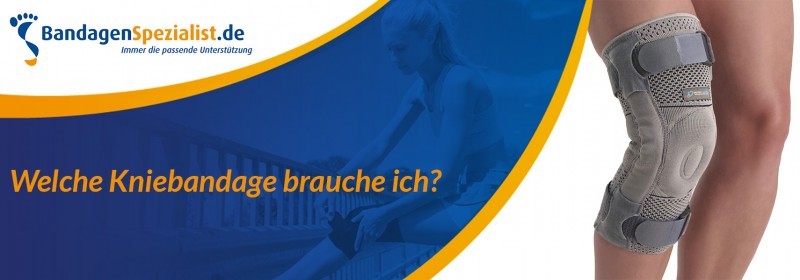 welche kniebandage brauche ich